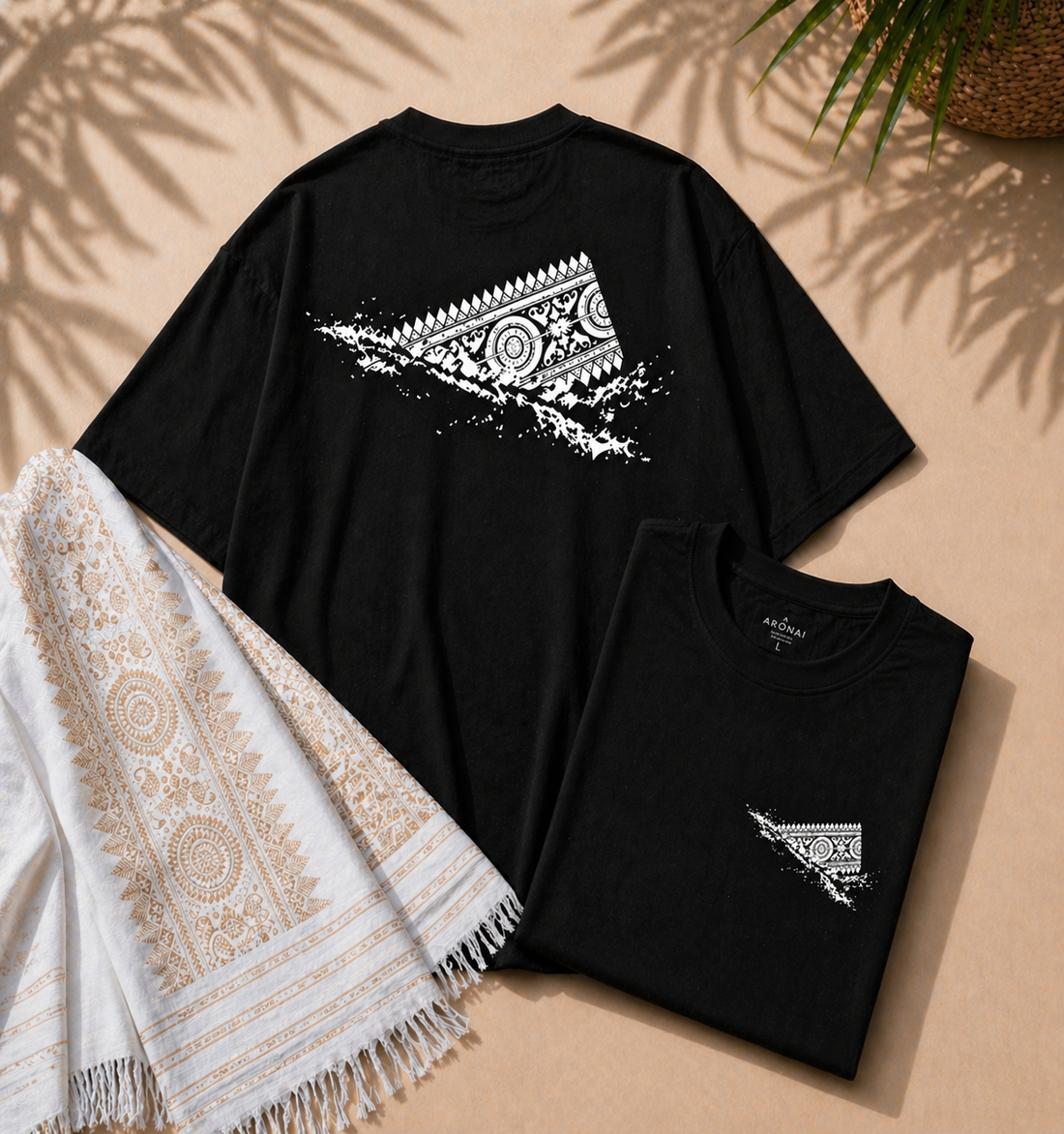 Aaronai Flow Tee — Black White Edition Styling